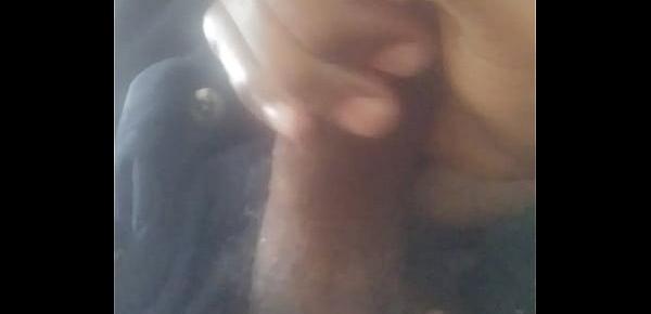  Masturbating Black Dick with Shea Butter from Nigeria